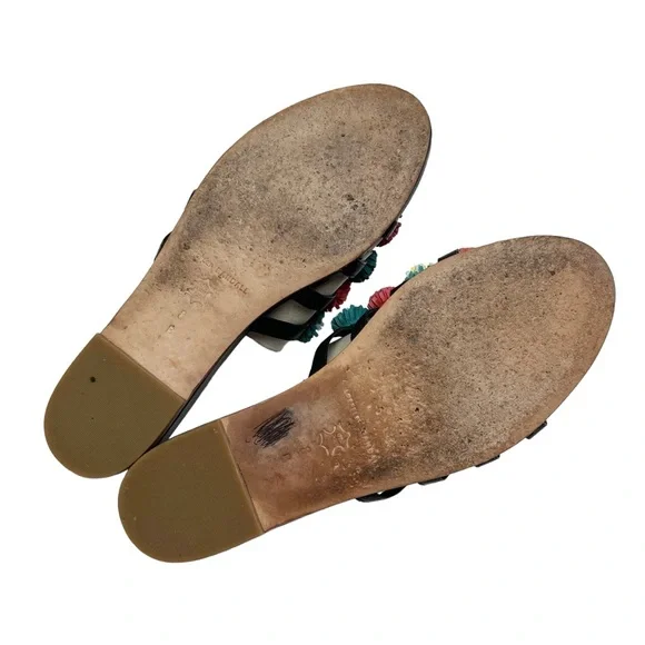 Loeffler Randall Sal Pompom Caged Slide Sandal - Picture 7 of 7